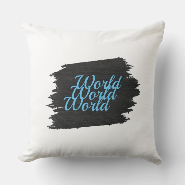 G6 World Throw Pillow  (Front)