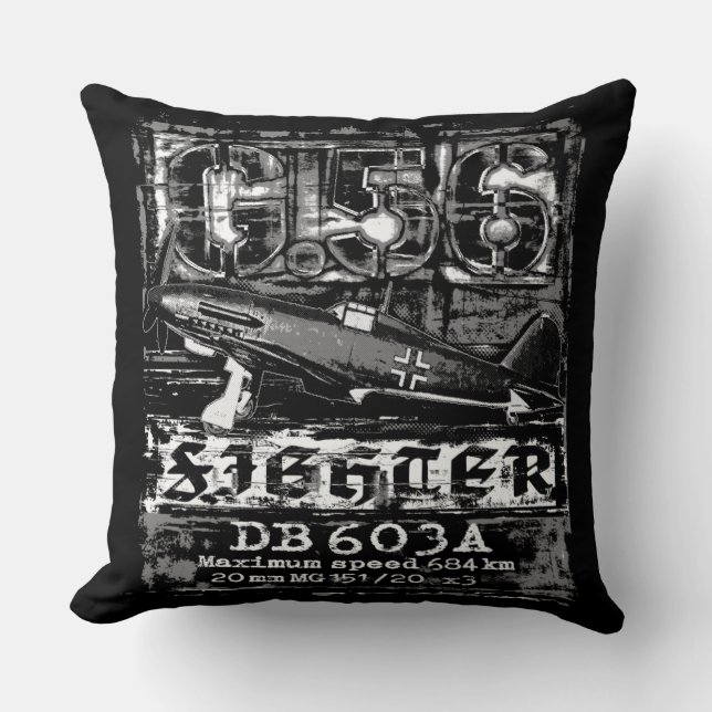 G.56 Fighter Throw Pillow (Front)