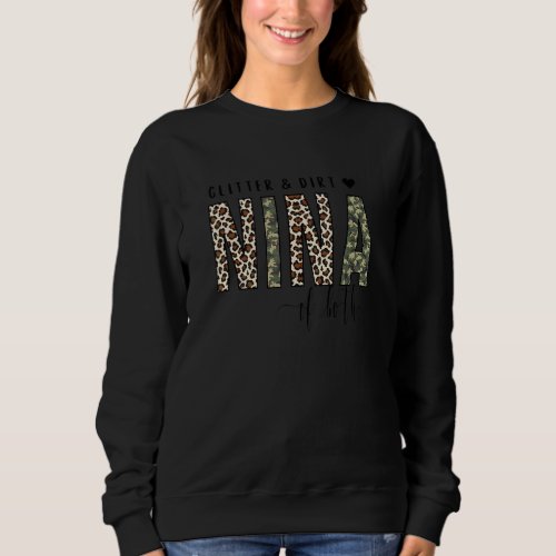 G And D Nina Of Both Leopard Camo Mothers Day Sweatshirt