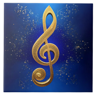 G-Clef Ceramic Tile