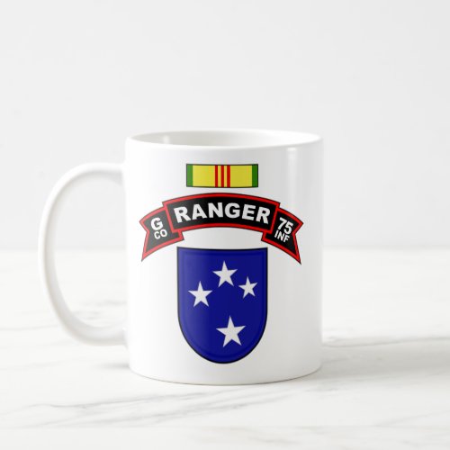 G Co 75th Infantry _ Ranger _ Americal Vietnam Coffee Mug
