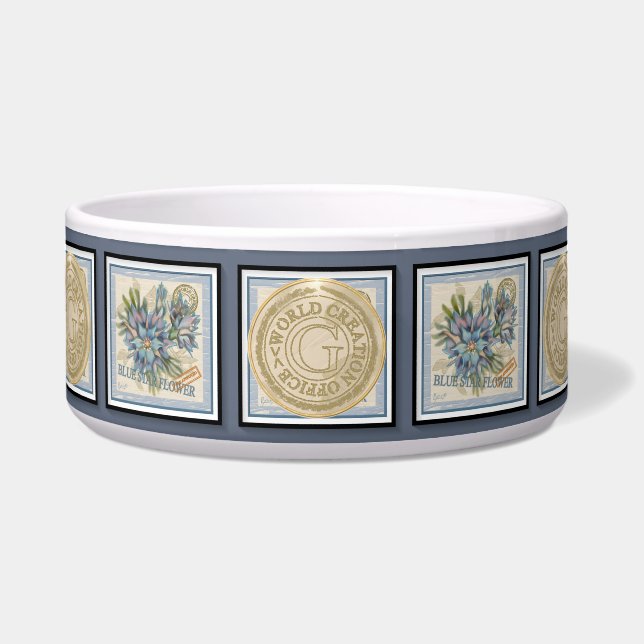 G Creation Office blue flower Bowl (Front)