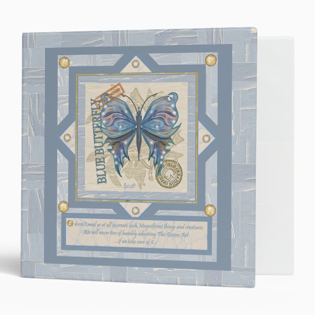 G Creation Office butterfly 3 Ring Binder (Front/Inside)