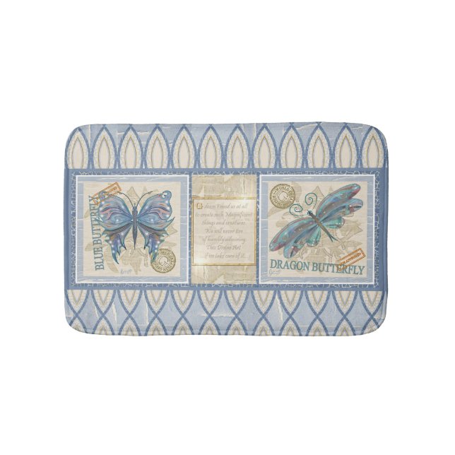 G Creation Office butterfly Bath Mat (Front)