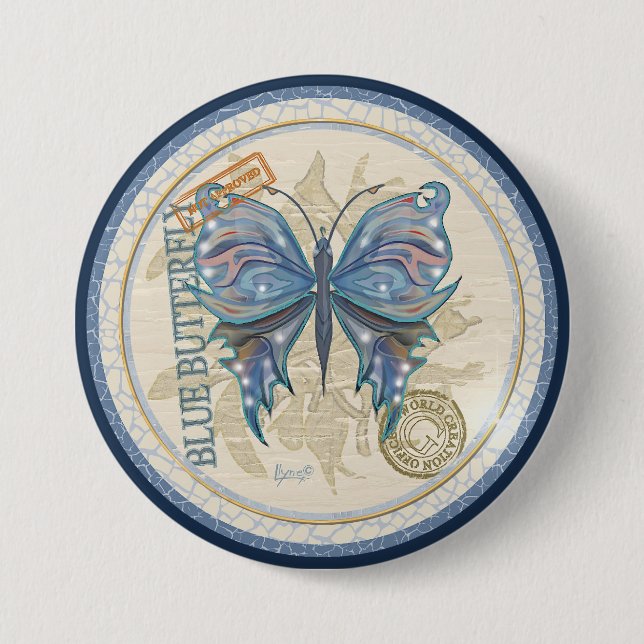 G Creation Office butterfly Button (Front)
