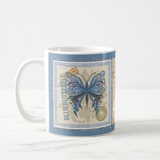 G Creation Office butterfly Coffee Mug (Left)