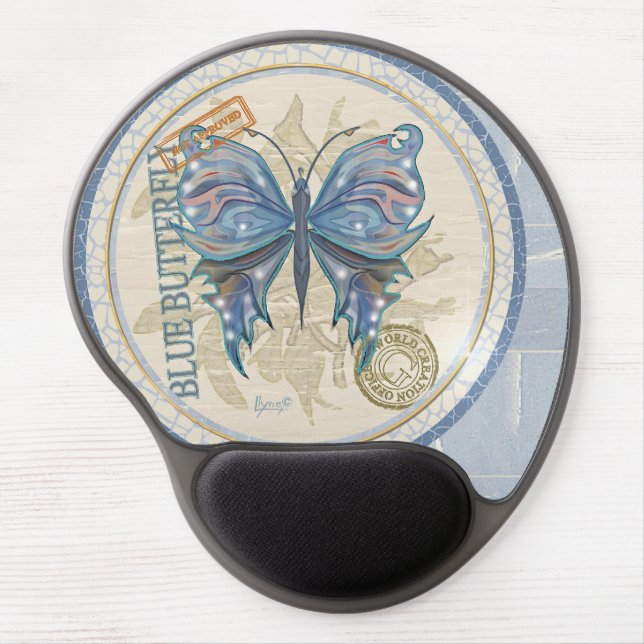 G Creation Office butterfly Gel Mouse Pad (Front)
