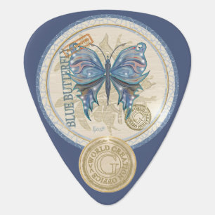 G Creation Office butterfly Guitar Pick