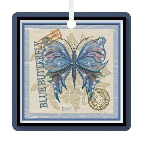 G Creation Office butterfly Metal Ornament