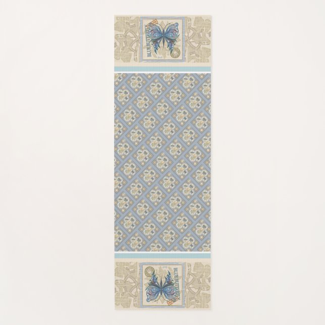 G Creation Office butterfly Yoga Mat (Front)