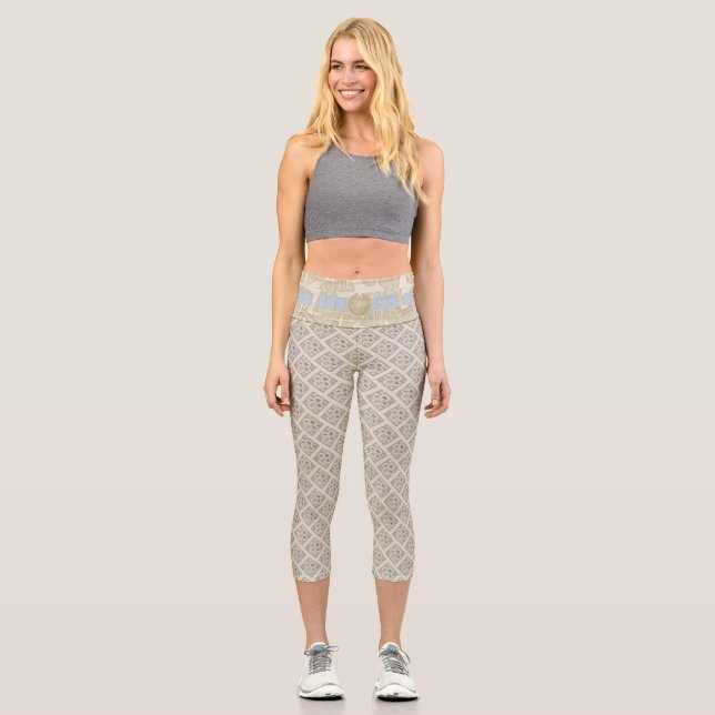 G Creation Office Capri Leggings (Front)