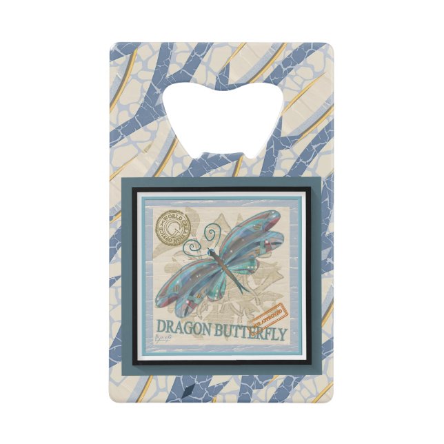 G Creation Office dragon fly Credit Card Bottle Opener (Front)