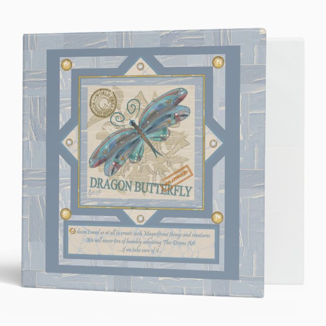 G Creation Office dragonfly 3 Ring Binder (Front/Inside)