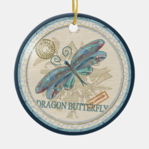 G Creation Office dragonfly Ceramic Ornament