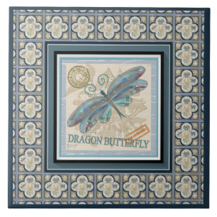 G Creation Office dragonfly Ceramic Tile