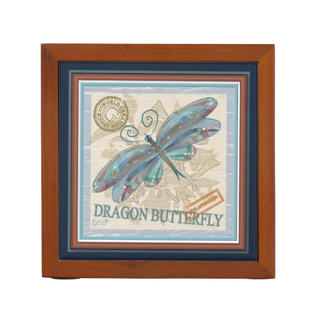 G Creation Office dragonfly Desk Organizer (Front)