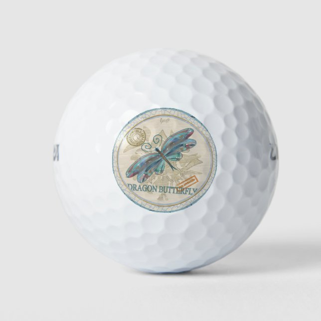 G Creation Office dragonfly Golf Balls (Front)