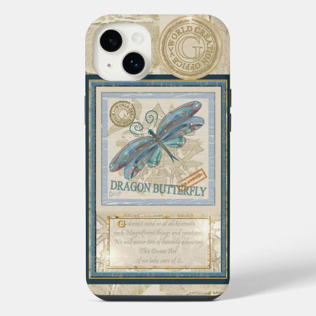 G Creation Office dragonfly Iphone Case (Back)