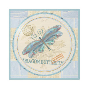 G Creation Office dragonfly Metal Print