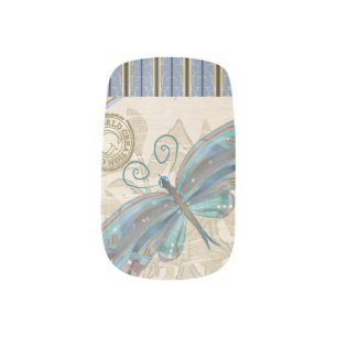 G Creation Office dragonfly Minx Nail Art