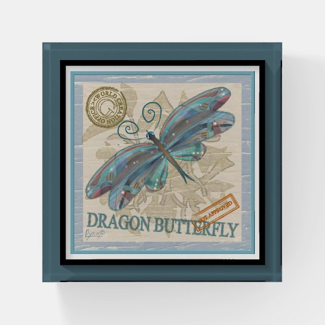 G Creation Office dragonfly Paperweight (Front)