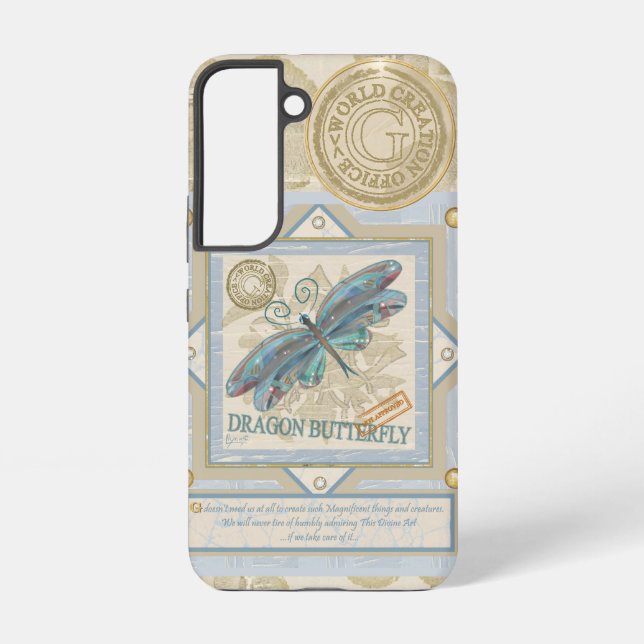 G Creation Office dragonfly Samsung Galaxy Case (Back)