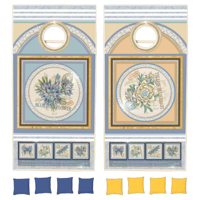 G Creation Office flower Cornhole Set (Set)