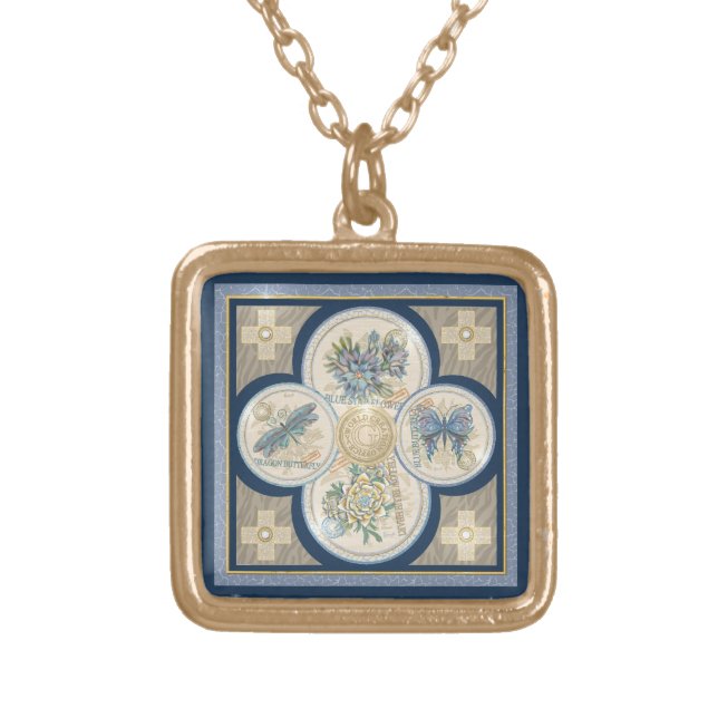 G Creation Office Gold Plated Necklace (Front)