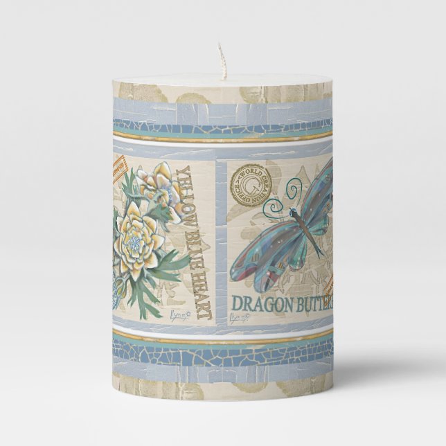 G Creation Office  Pillar Candle (Front)