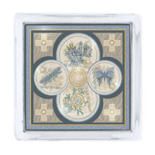 G Creation Office Silver Finish Lapel Pin