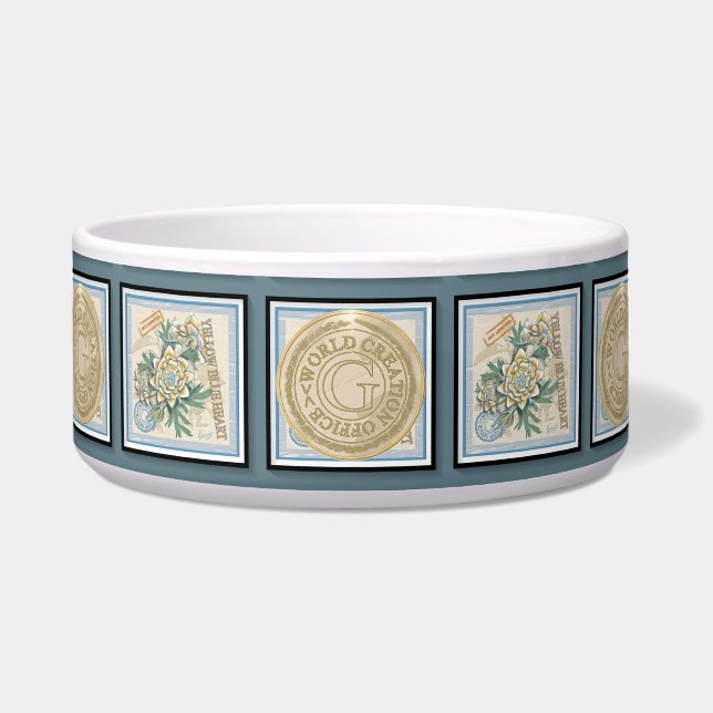 G Creation Office yellow flower Bowl (Front)