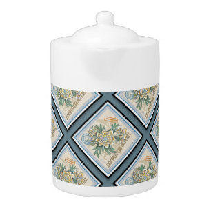 G Creation Office yellow flower Teapot