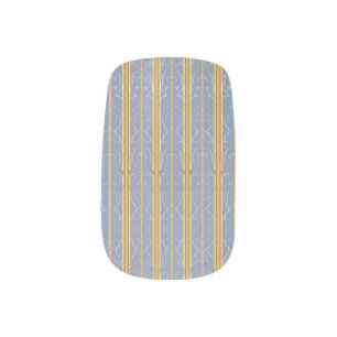 G Creation Office yellow flowers Minx Nail Art