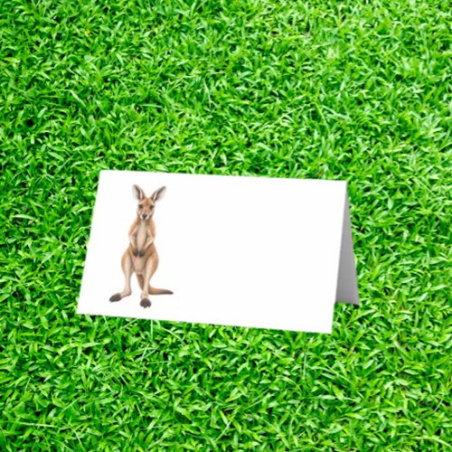 G Day adorable  kangaroo Place Card