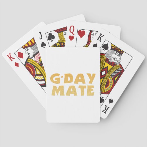 G’Day Mate Classic Playing Cards