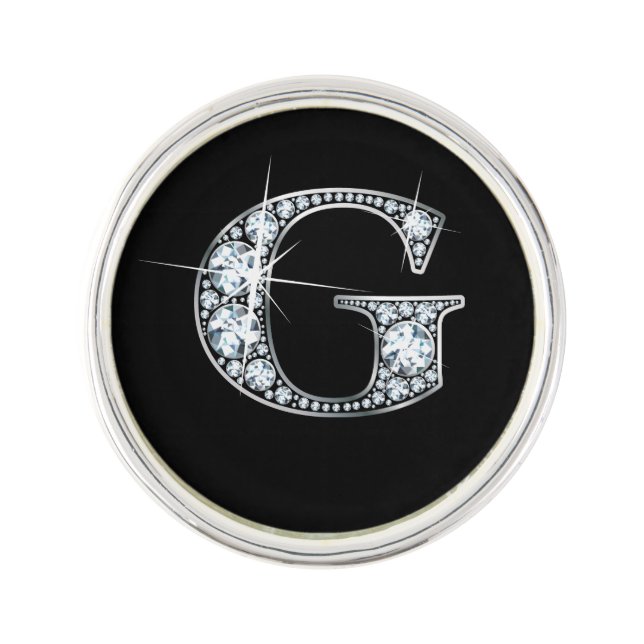 G "Diamond Bling" Pin (Front)