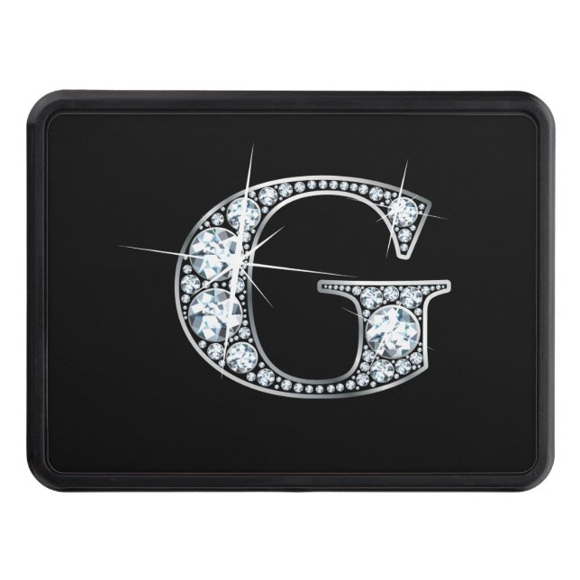 G "Diamond Bling" Tow Hitch Cover (Front)