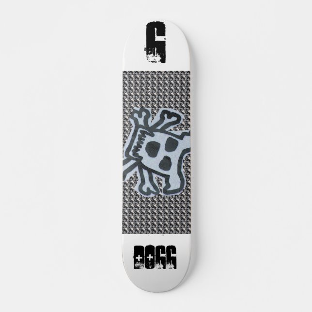 G-DOGG Stick Skateboard Deck (Front)