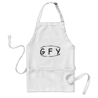 G F Y ADULT APRON