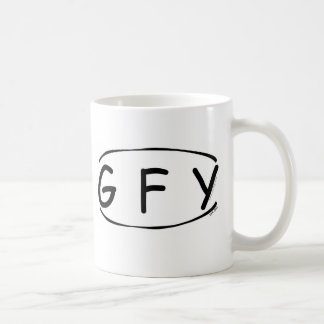 G F Y COFFEE MUG