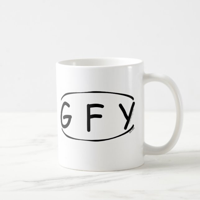 G F Y COFFEE MUG (Right)