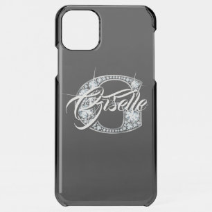 G Faux Diamond Bling Monogram iPhone 11 Pro Max Case