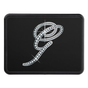 G Faux "Diamond Bling" Trailer Hitch Cover