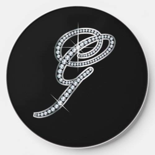 G Faux Diamond Bling Wireless Charger