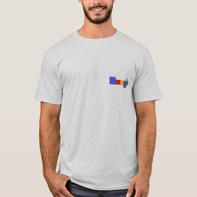 G Favicon in blockyvision T-Shirt (Front)