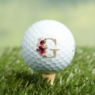 G Floral Golf Balls