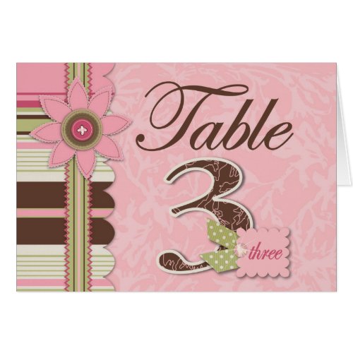 G Girl Table Card 3