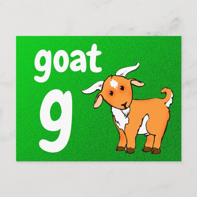 g - goat flash card (Front)