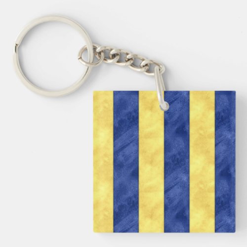 G Golf Watercolor Nautical Signal Maritime Flag Keychain