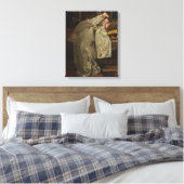 G.H. Breitner, Girl in a White Kimono - Fine Art Canvas Print (Insitu(Bedroom))